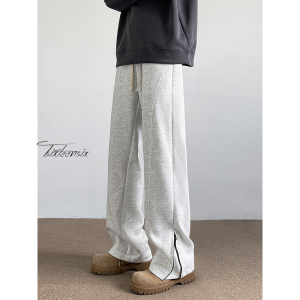 cleanfit微喇裤子男秋季美式开叉休闲卫裤A166-KA5703-特P40控78图片