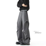 褶皱休闲裤男春秋cleanfit美式宽松西裤A166-KA5907-特P45控69，男装西裤，电商A166