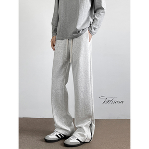 卫裤男美式微喇裤男拉链运动裤直筒休闲裤A166-KA5805-特P40控78图片