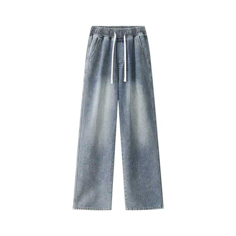 美式cleanfit水洗阔腿牛仔裤男潮牌长裤子A166-NA5508-特P35控59,男装牛仔裤,电商A166
