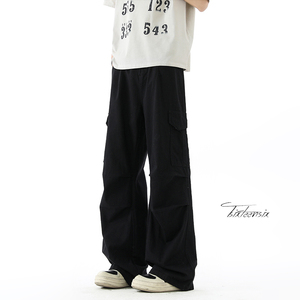 脏脏扎染牛仔裤男春季美式高街直筒工装裤A166-NA5305-特P45控79图片