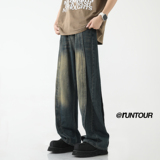 黑色弯刀高街牛仔裤美式复古做旧显瘦直筒裤A166-K018-特P45控75,男装牛仔裤,电商A166, 黑色弯刀高街牛仔裤美式复古做旧显瘦直筒裤A166-K018-特P45控75,男装牛仔裤,电商A166,