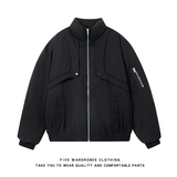 美式潮牌棉衣男冬季加绒加厚高级棉服夹克外套A166-MF2241-特P100，男装夹克，电商A166