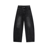 美式baggy弯刀牛仔裤男秋季水洗直筒阔腿裤A166-NA5816-特P42控78，男装牛仔裤，电商A166