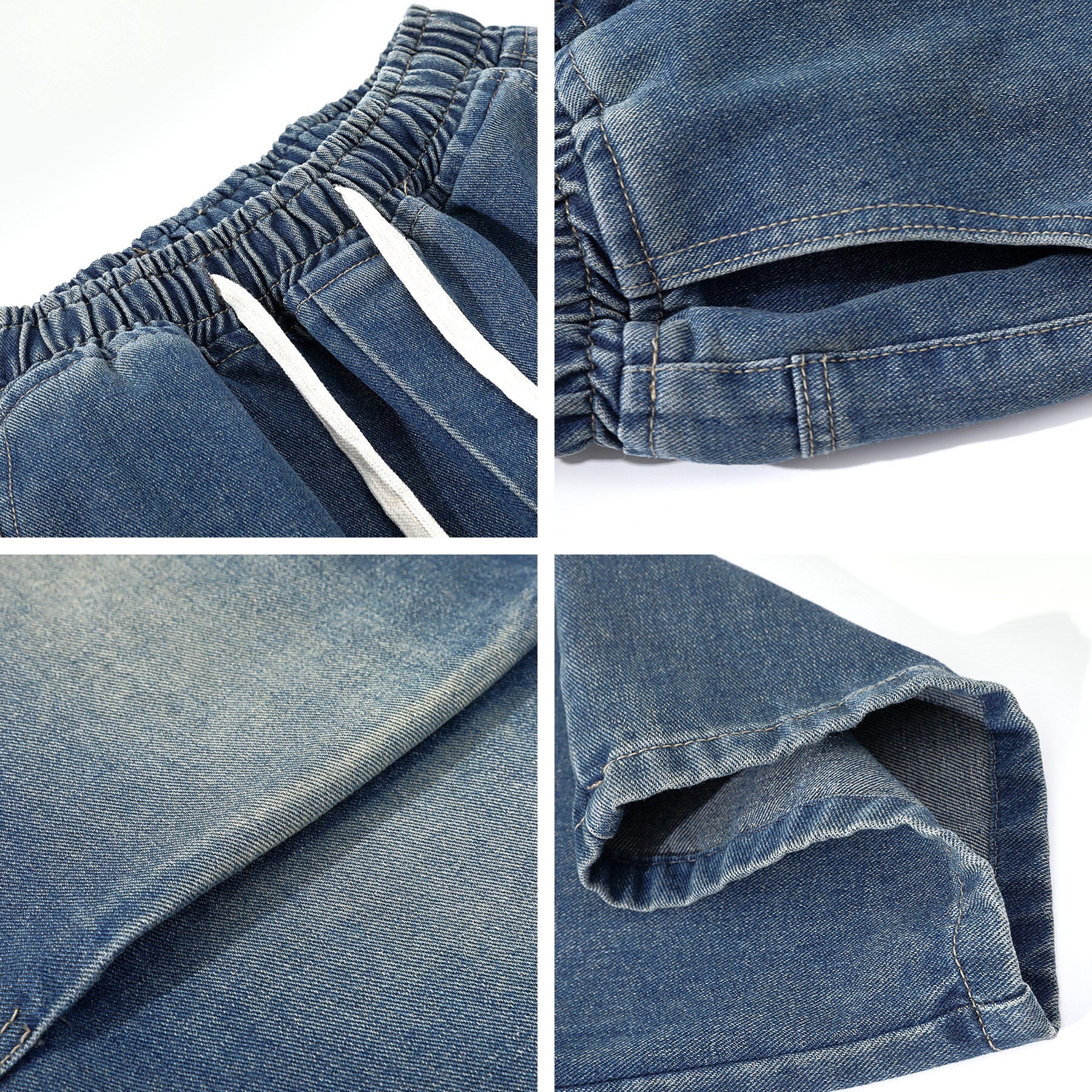 美式牛仔裤男夏季潮牌vibe直筒裤宽松休闲长裤A166-K037-P50控75,男装牛仔裤,电商A166