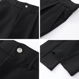 垂感西裤男秋季潮牌高腰休闲直筒西装裤子A166-KW5514-特P45控85，男装西裤，电商A166