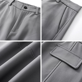 弯刀西裤男冬季加绒宽松休闲长裤子A166-KA5903-特P40加绒50控68，男装西裤，电商A166