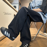 美式牛仔裤男夏季潮牌宽松直筒裤阔腿裤子A166-NA5508-特P35控59，男装牛仔裤，电商A166
