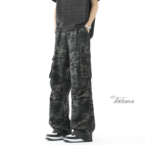2026春季美式高街迷彩工装裤男休闲长裤子A166-NA5901-特P42控68，男装工装外套，电商A166