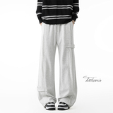 美式高街休闲裤子男春季宽松运动直筒卫裤A166-KB4035-特P42控79，男装休闲裤，电商A166