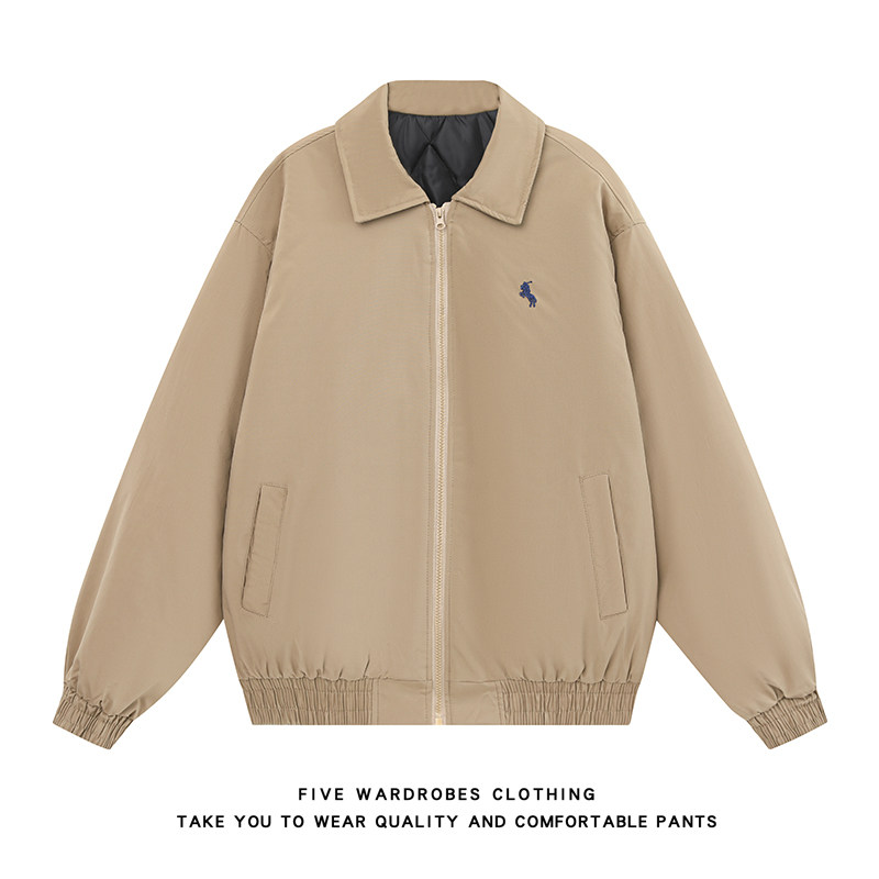 美式夹克棉服男冬季加厚保暖夹克加厚棉衣A166-MF2244-特P65，男装夹克，电商A166