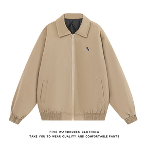 美式夹克棉服男冬季加厚保暖夹克加厚棉衣A166-MF2244-特P65，男装夹克，电商A166