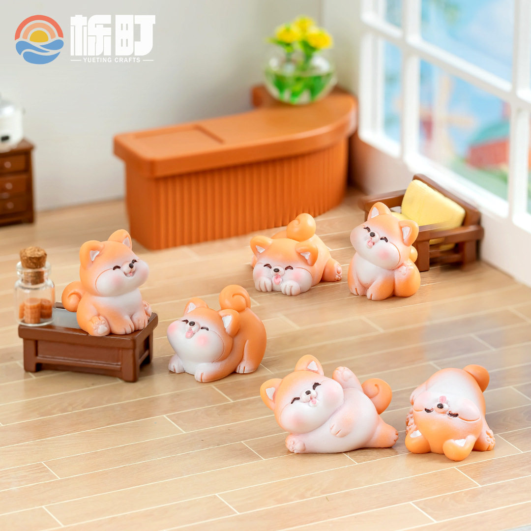 可爱小柴犬微景观 创意娃娃屋diy装饰品盲袋挂配件车载桌面小摆件,家居饰品,桌面摆件,淘宝优惠券,粉丝福利购,淘宝优惠卷