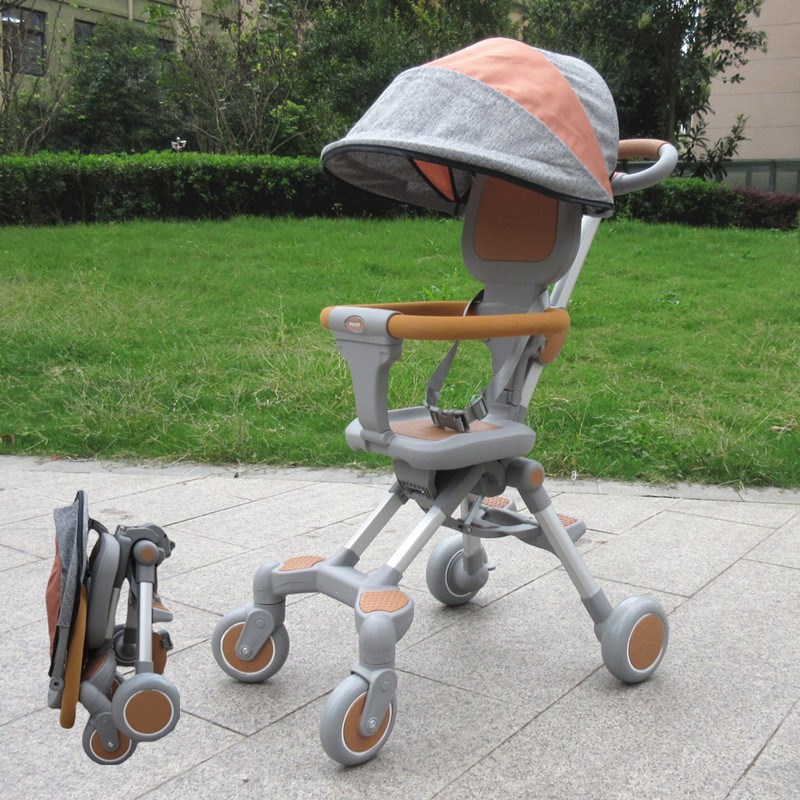 米蓝图溜娃遛娃神器手推车可折叠