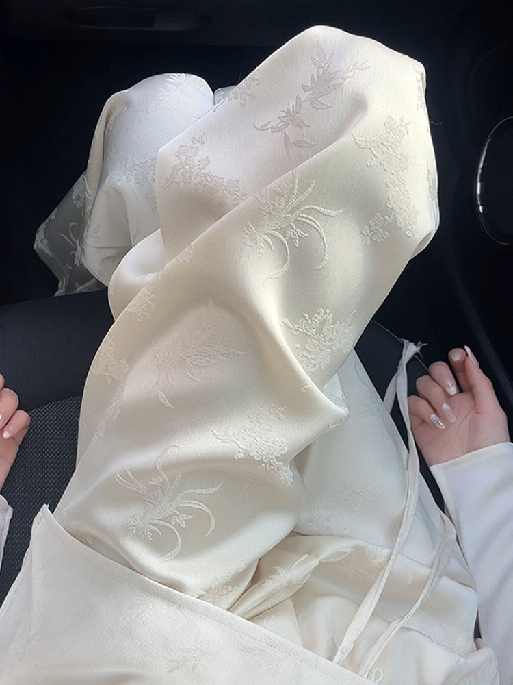 冰丝阔腿裤女夏宽松薄款小个子直筒中国风垂感学生抽绳凉凉休闲裤