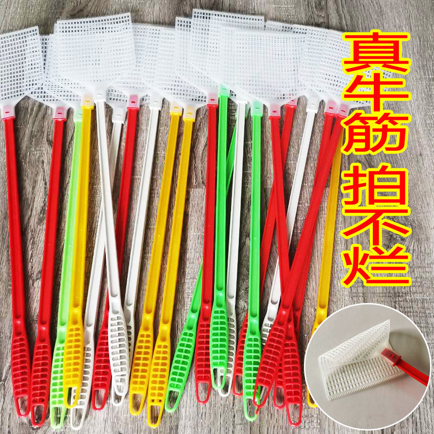 熟膠加長加厚韌性足拍不爛蒼蠅拍