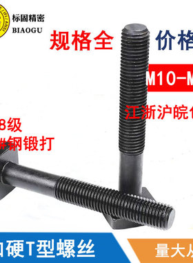 S35C/S45C方头加硬T型螺丝冲床铣床压板螺栓螺杆 M10M12M14M16M18