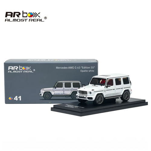 梅赛德斯 - AMG G 63 55周年纪念 1:64 车模 白色 AR box汽车模型