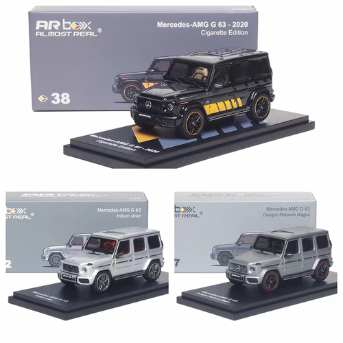 [现货]Almost Real 1/64 AR奔驰AMG G63烤漆工艺合金车模