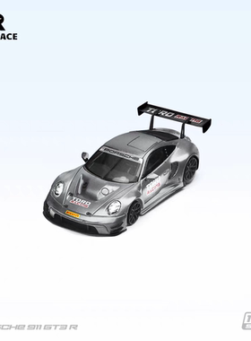 【现货】SR 1:64 STAR RACE 保时捷911 GT3 哑光银，合金赛车模型