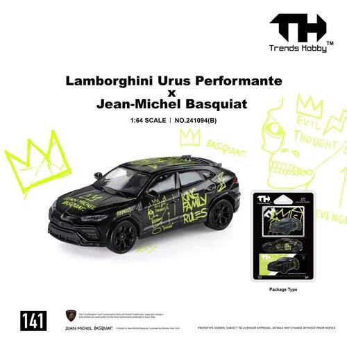 TH 1:64 兰博基尼Urus 巴斯奎特联名款 合金汽车模型
