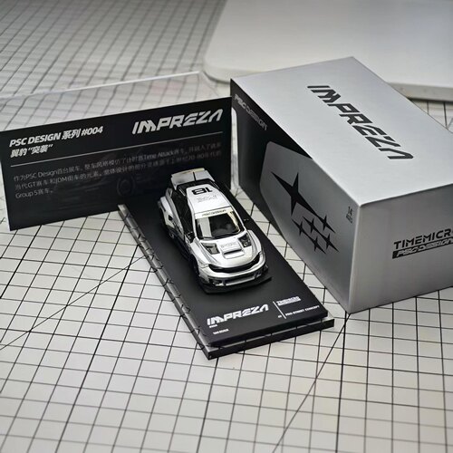 【现货】TM× PSC 1:64 翼豹 突袭 银色 仿真合金汽车模型