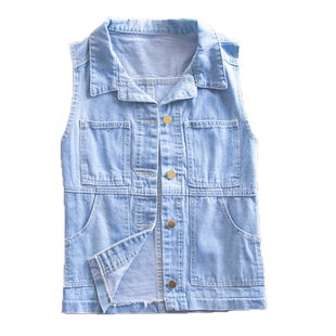 2026春夏牛仔马甲女装大码穿百搭韩版无袖坎宽松闲外套时尚潮