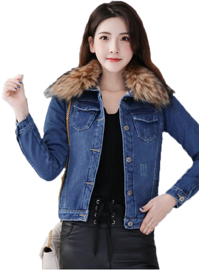 牛仔外套女短款新款潮保暖衣服