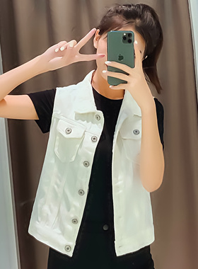 牛仔马甲女春秋2026年新款短款上衣时尚女士马夹背心秋冬秋季外套