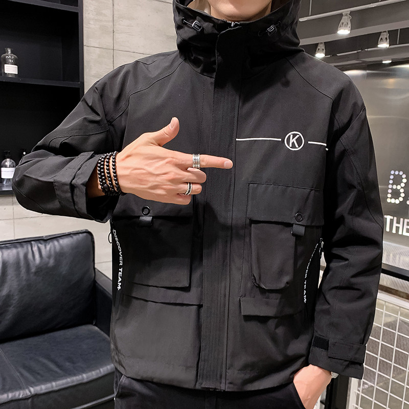 Coat for men 2019 new pattern Korean Edition Trend Autumn Easy handsome work clothes Jacket Baseball clothes winter men's wearin the Men's clothing, Jacket  category - from Buy2taobao.com to provide professional Taobao agent buy service