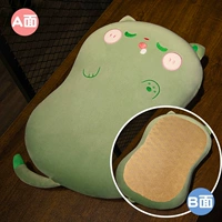 [Модель Lang Mat] Зеленая подушка Meow AN Memory [Пальто + Подушка] Около 55X35 см