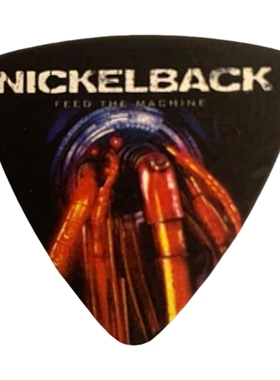 绝版著名摇滚乐队 nickel back 限量吉他拨片