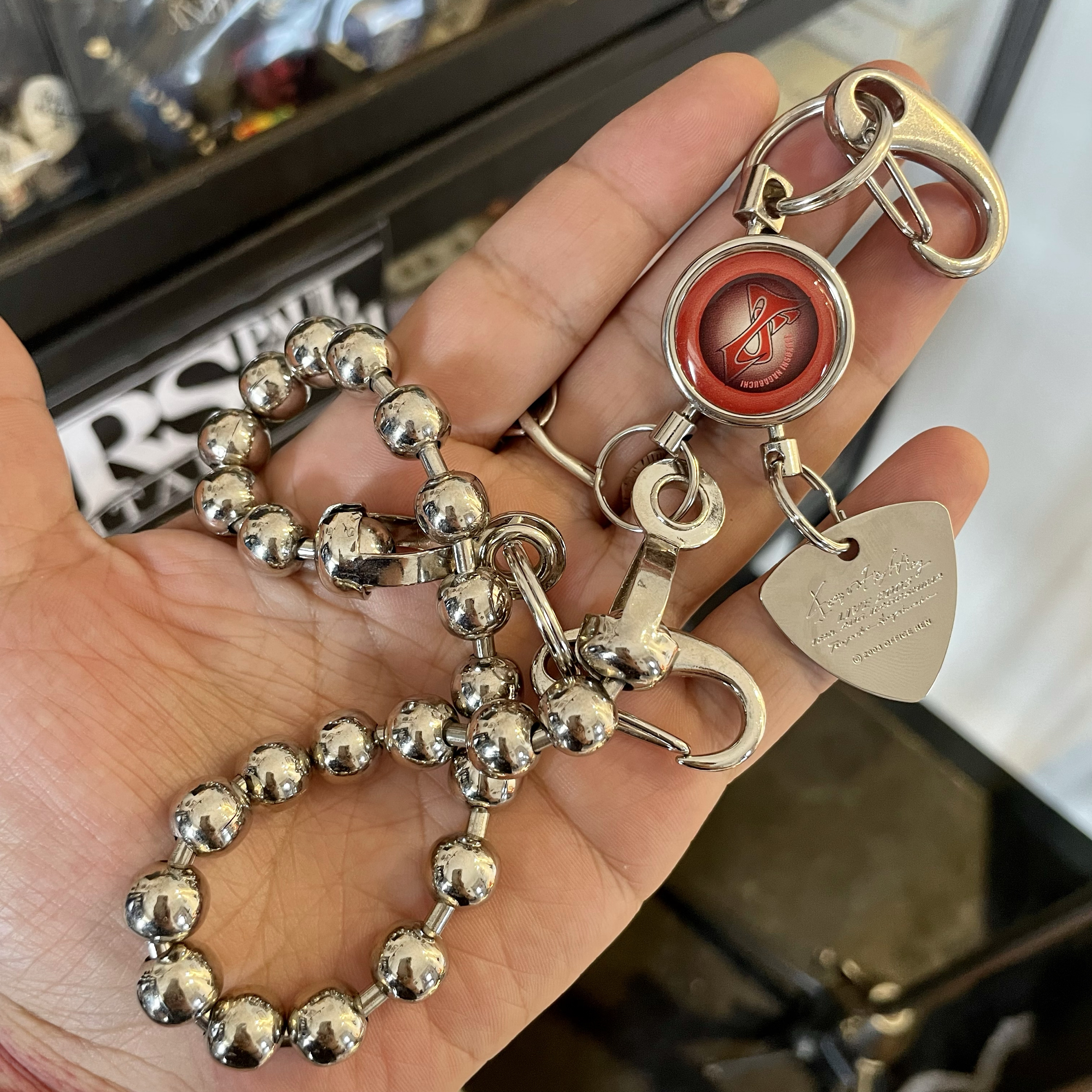 长渕刚 Nagabuchi Tsuyoshi 2003 吉他拨片钥匙链子