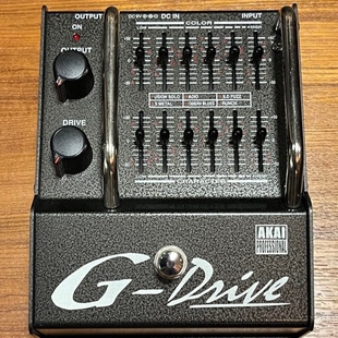 绝版全新日产AKAI 推杆过载fuzz/失真单块效果器