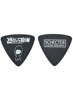正品Schecter凛時雨345限量版TK Pick吉他拨片黑色