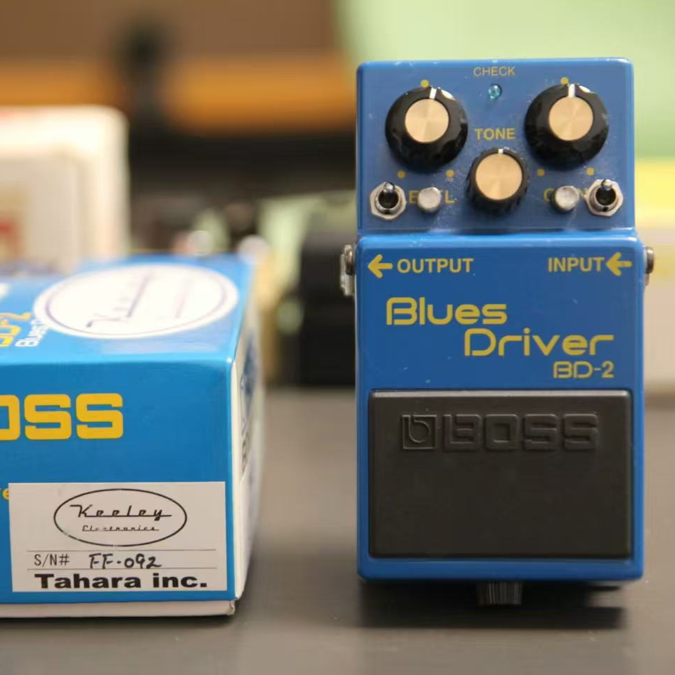 Keeley mod boss bd2 fuzz 过载效果器 双锗管