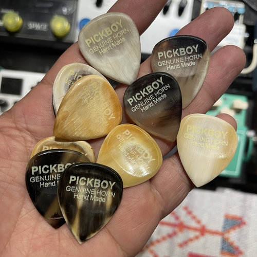 日产手工牛角 吉他拨片 pickboy 吉他拨片