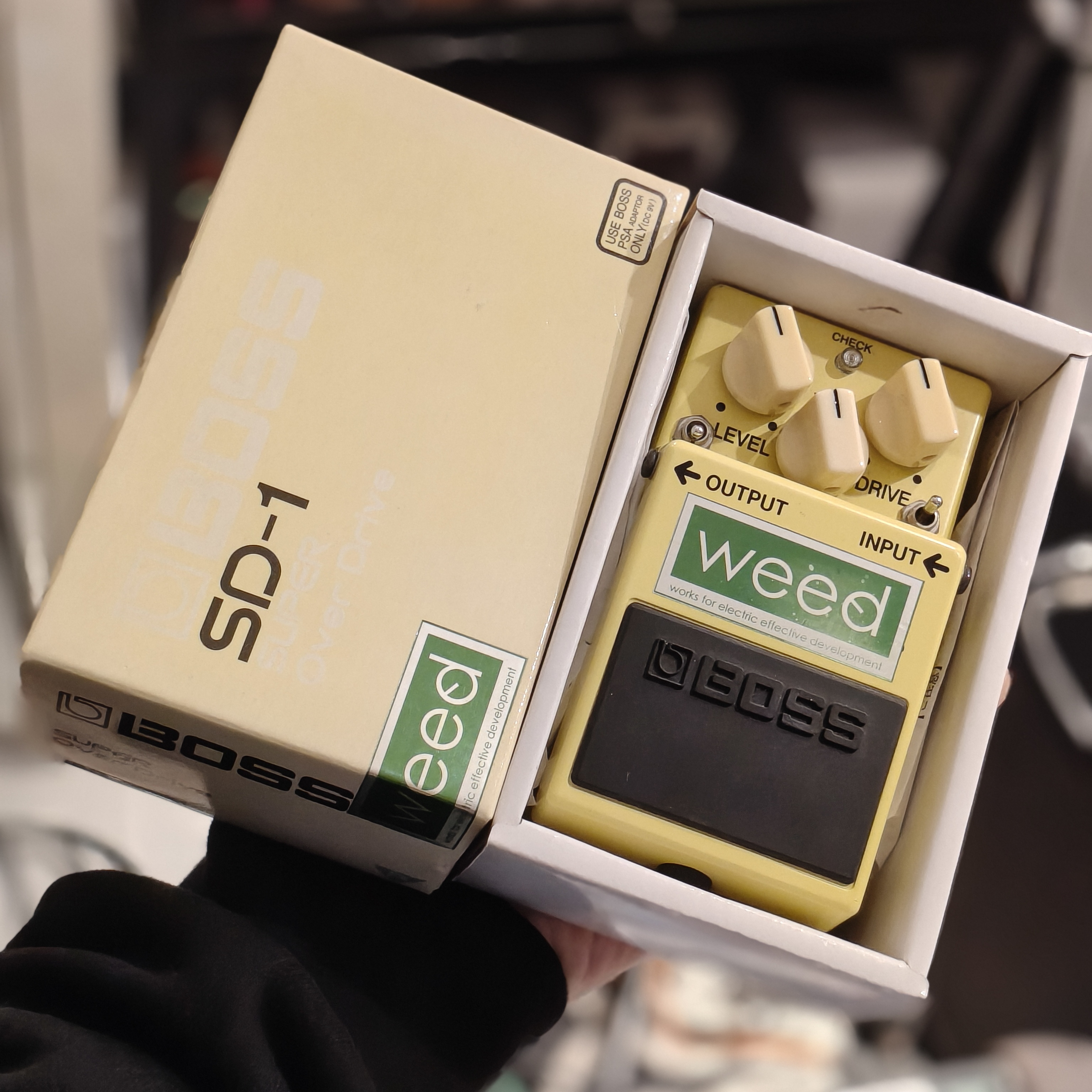 现货boss sd-1wdmod 超级过载单块效果器