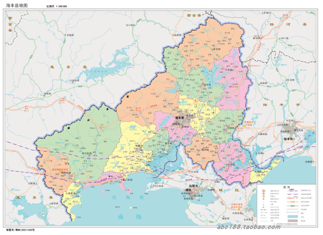 海丰大湖地图,海丰大湖海滩位置,海丰大湖景点_大山谷图库