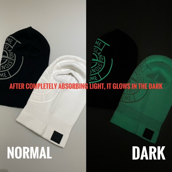 Supreme x Stone Island Balaclava (Glow in Dark)
