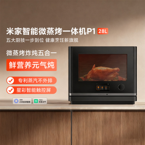 米家智能微蒸烤一体机28L 家用大容量变频微波炉微蒸烤炸炖五合一