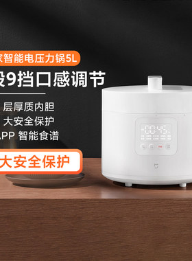 小米米家智能电压力锅5L电高压锅