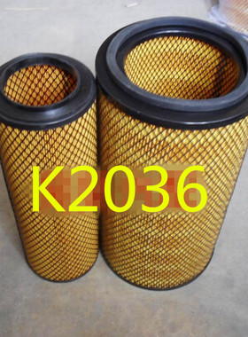适配东风康斯明145空气滤芯多利卡解放玉福柴田客车K2036空气滤格