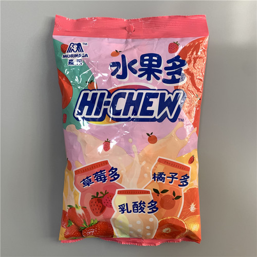 台湾森永嗨啾软糖家庭包水果多