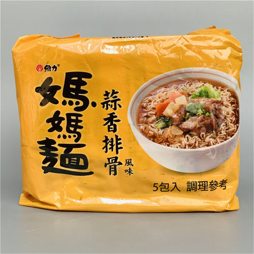 台湾妈妈面方便面蒜香排骨风味