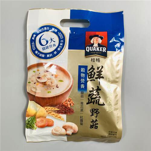 桂格每日营养珍谷鲜蔬蘑菇麦片