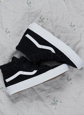 Vans Sk8-Hi V VLT高帮男鞋魔术贴复古简约板鞋缓震鞋垫休闲鞋
