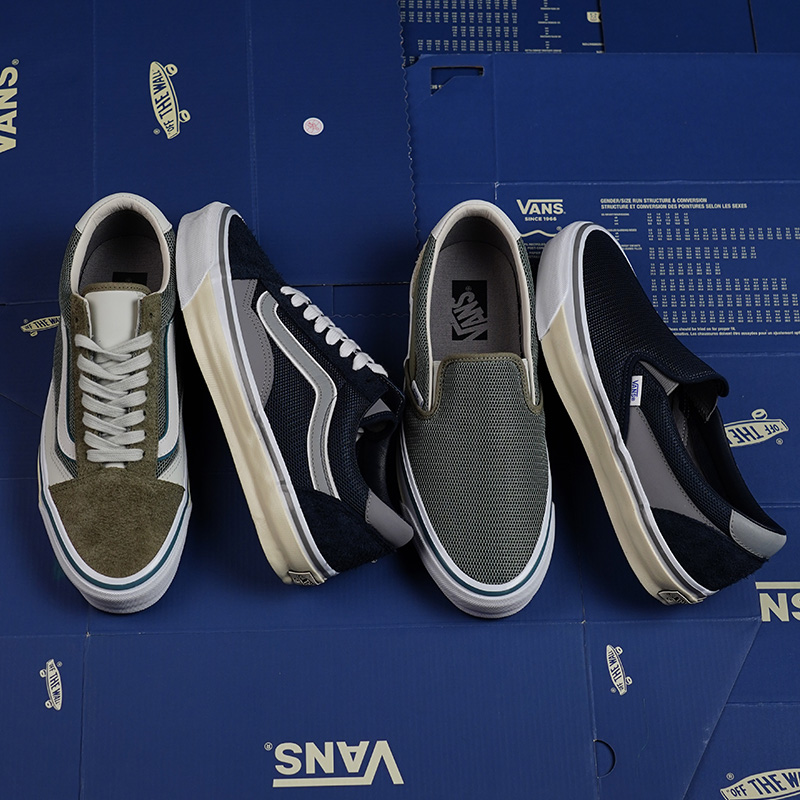 Vans TDC范斯日本线板鞋Old Skool男女鞋一脚蹬Slip O