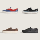 复古植鞣牛皮板鞋 Vans Vibram鳄鱼纹漆皮牛巴革美式 OTW Era