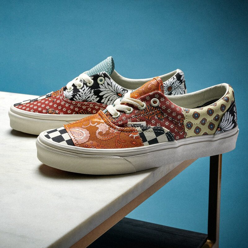 Vans Era 范斯虎纹拼贴帆布鞋个性女鞋经典休闲鞋板鞋VN0A4U391IO